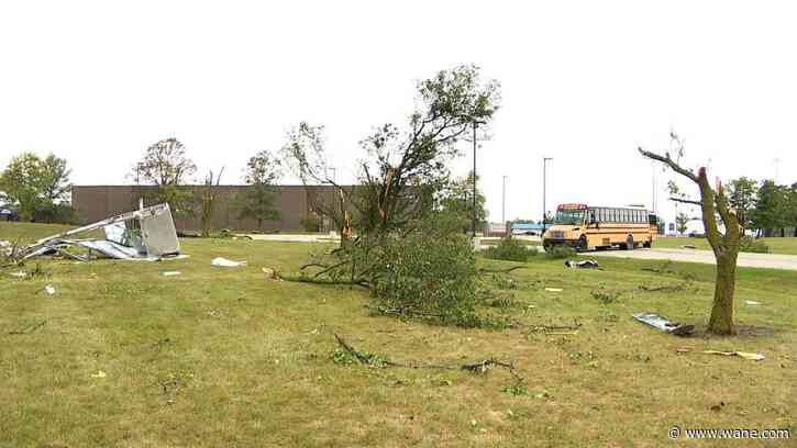 WATCH: Video shows moment tornado struck Jay County Jr. and Sr. High School