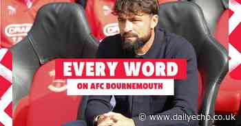 Every word Martin said on AFC Bournemouth, Dibling and deserving more points