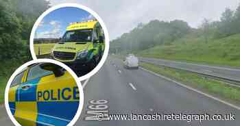 Motorway closed in East Lancashire due to 'multi-vehicle crash'