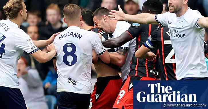 Preston’s Milutin Osmajic charged by FA with biting Blackburn’s Owen Beck