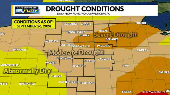 Drought worsens in some areas of N. IN and NW Ohio