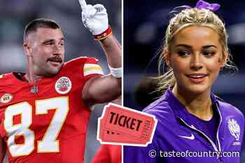 Travis Kelce Has the Taylor Swift Ticket Hookup, Apparently