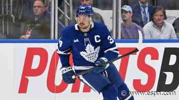 Leafs' Matthews dealing with upper-body injury