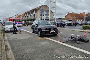 Fietser lichtgewond na aanrijding