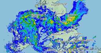 UK weather: Met Office hour-by-hour map as mega amber alert issued for torrential rain