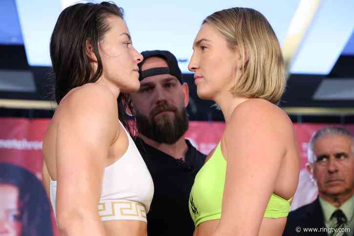 Weigh-in Alert: Sandy Ryan-Mikaela Mayer and undercard ready for battle in New York