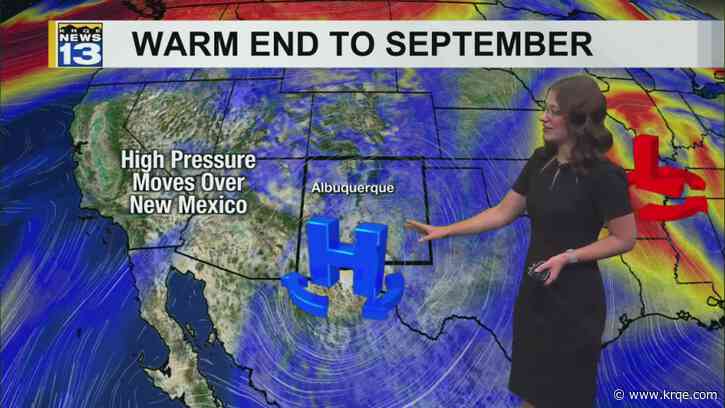 New Mexico stays dry today with possible record breaking high temperatures