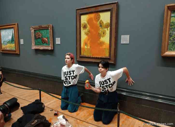 Artists Plead For Just Stop Oil Activists Who Threw Soup At Van Gogh Painting To Avoid Jail