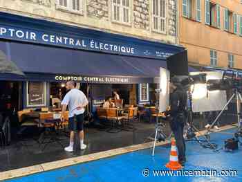 Un spot publicitaire en tournage dans le centre de Nice