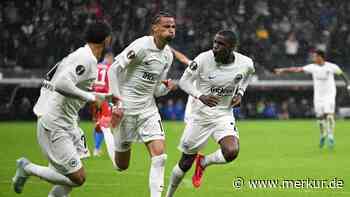 Spätes Gegentor: Frankfurt nur 3:3 in der Europa League