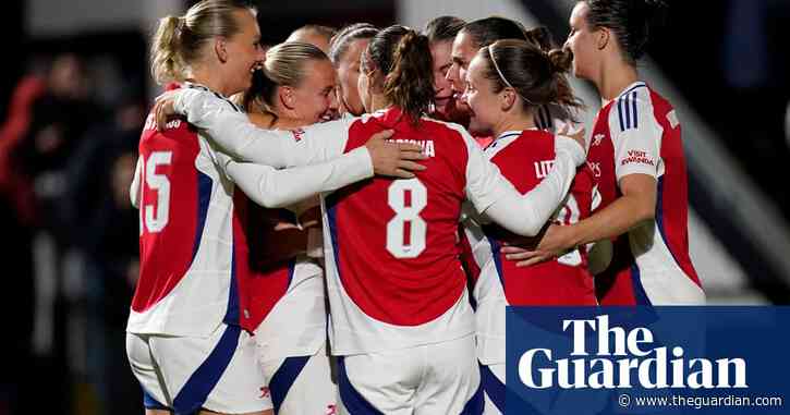 Arsenal reach Champions League group stage as Beth Mead inspires Häcken rout