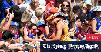 AFL grand final parade 2024 LIVE updates: Sydney Swans, Brisbane Lions join fans before last training at MCG