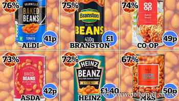 Top of the bean! Cheap supermarket own-brand baked beans defeat more expensive rivals in blind test... so which one do you prefer?