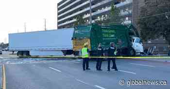 Ontario garbage truck driver dead after major collision