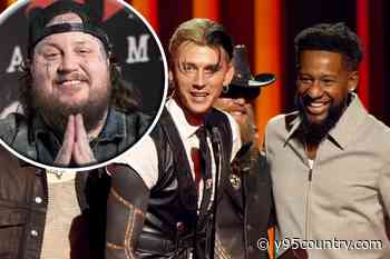 MGK Recognizes Jelly Roll Feud While Accepting Double People’s Choice Country Awards