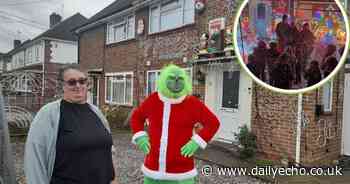 This is why a mum has started putting up her Christmas decorations in September