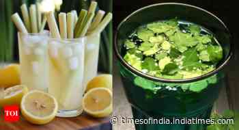 Lemongrass water vs Moringa water