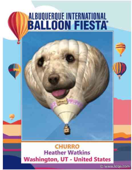 Family pet takes flight in namesake special shape for Balloon Fiesta