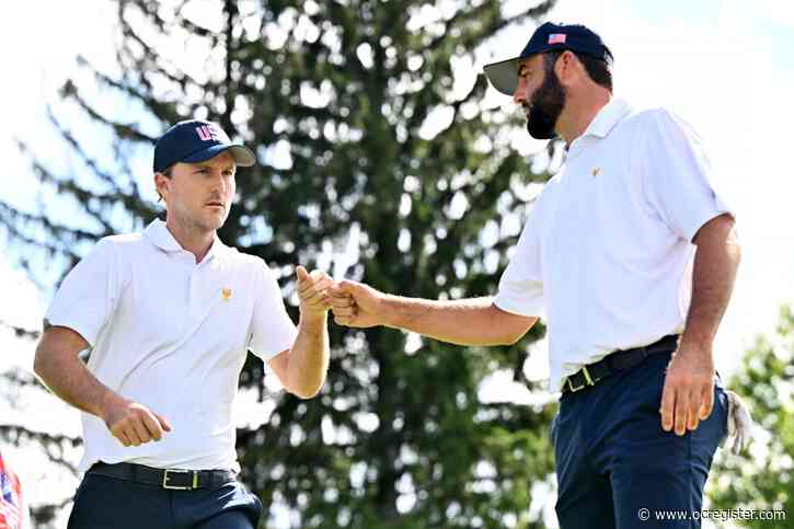 Team USA sweeps 5 matches in opening session of Presidents Cup