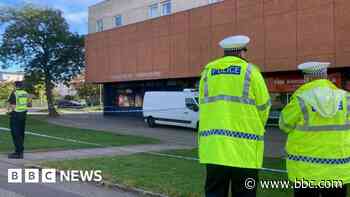 Two taken to hospital after being knocked down at shopping centre