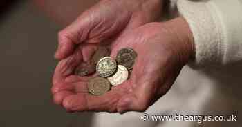 How many pensioners received winter fuel payments in Sussex