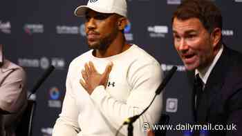 Anthony Joshua responds to Eddie Hearn's claims he may only fight once more after devastating loss to Daniel Dubois at Wembley Stadium