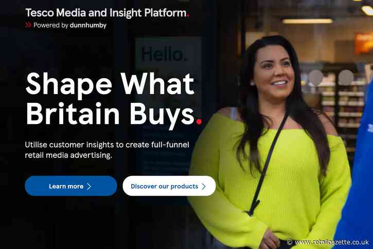 Tesco widens retail media tie-up to use shopper data