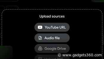 Google NotebookLM Upgraded to Support YouTube Videos and Audio Files as Sources