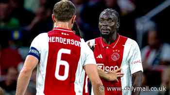 Ajax captain Jordan Henderson breaks silence on clash with Bertrand Traore during Europa League win over Besiktas - after pair had to be pulled apart by team-mates