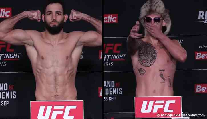 UFC Fight Night 243 official weigh-in results: Ailin Perez misses weight but fight goes on