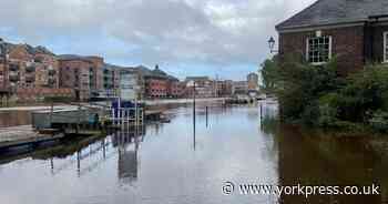 River levels to peak in York this afternoon after heavy rain leads to flooding