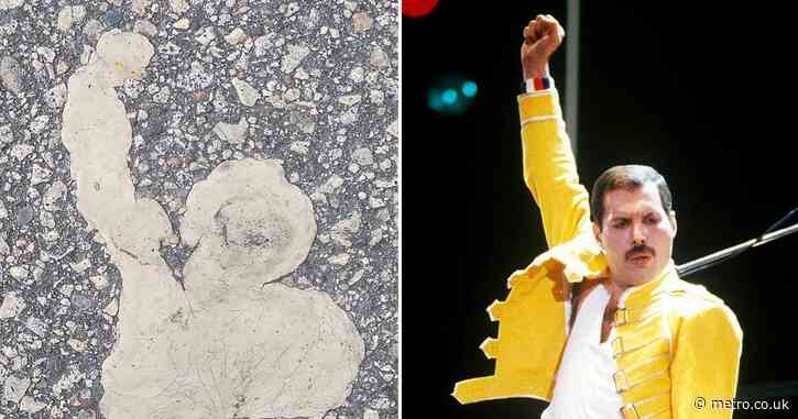 70s rock legend ‘spotted’ in chewing gum stuck on pavement