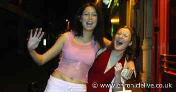 The Newcastle Bigg Night Out in 2004 as Geordies had fun with their pals