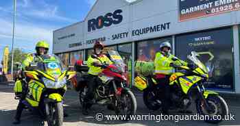 Warrington businessman joins Blood Bikes to help NHS