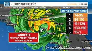 Helene is weakening, but will continue to produce weather woes for parts of the southeast US and the Midwest.