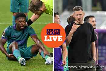 LIVE EERSTE KLASSE. Blessure Amuzu valt mee, Vertonghen revalideert ook bij topkinesist Maesschalck