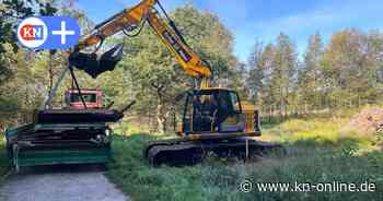 Moor Henstedt: Bagger im Einsatz zur Wiedervernässung