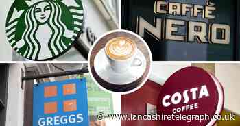 How to claim a free coffee from Costa, Starbucks, Caffe Nero or Greggs next week