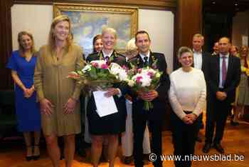 Brandweer Kapellen, Brandweer Zone Rand en Politiezone Noord geven het startschot voor jubileumjaar in het bijzijn van gouverneur Cathy Berx en minister Annelies Verlinden