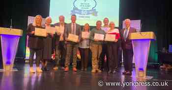 North Yorkshire town scores gold with floral celebrations