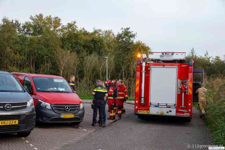 Bestelbus onder verdachte omstandigheden in brand op carpoolplaats