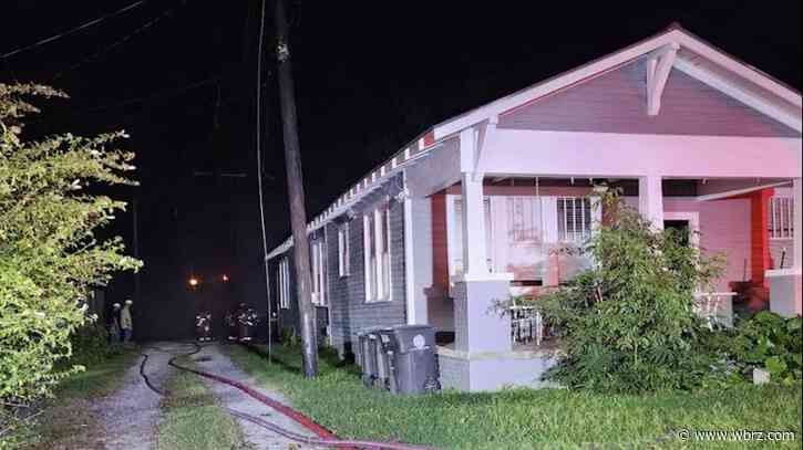 Two people displaced after house fire on Oleander Street late Thursday night