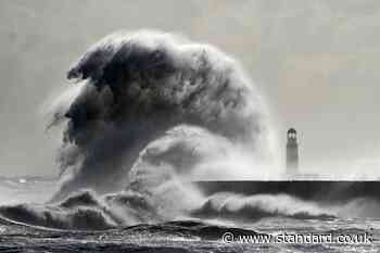 In Pictures: Heavy wind and rain batters Britain