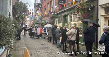 Celebrity shares fond memory of 'great city' in Hereford visit