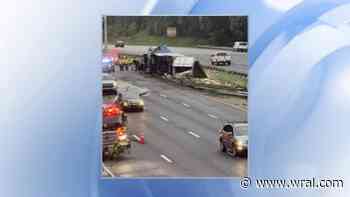 Tractor-trailer crash closes part of I-40 in Orange County