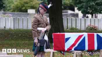 Unknown Scots soldiers laid to rest in France