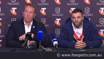 ‘We’re done, it’s not my time now’: Robbo responds to Collins KO amid Roosters’ sad farewells