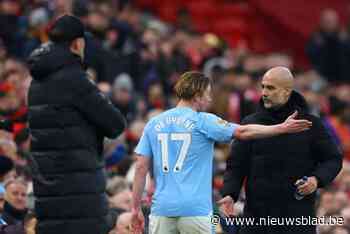 Kevin De Bruyne nog niet fit, Guardiola plaatst ook vraagtekens bij Rode Duivels: “Voor of na de interlandbreak terug”