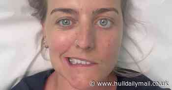 Firefighter unable to recognise herself after 'stress' left her face paralysed