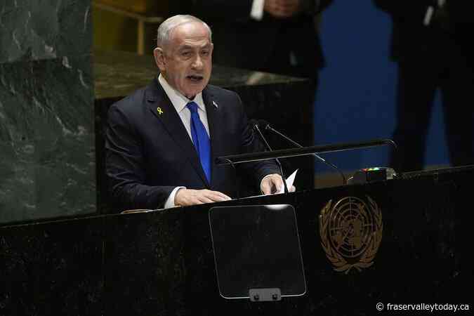 Israel’s Netanyahu, at UN, says he came to refute lies he heard there this week from other leaders